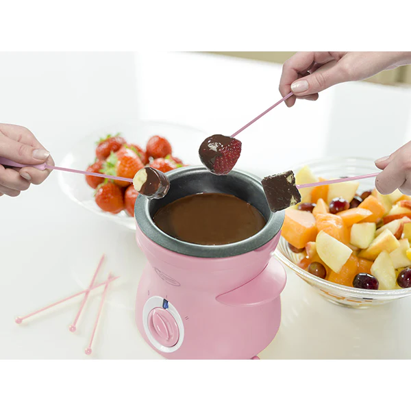 Fondue au chocolat compact 25 W Sweet Dreams rose Bestron