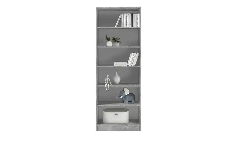 Regal Optimus 72 cm 198 cm Weiß, Betonoptik
