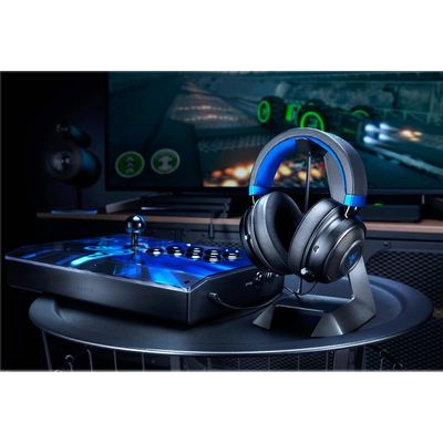 Razer Kraken - Casque gamer filaire avec micro - noir et bleu