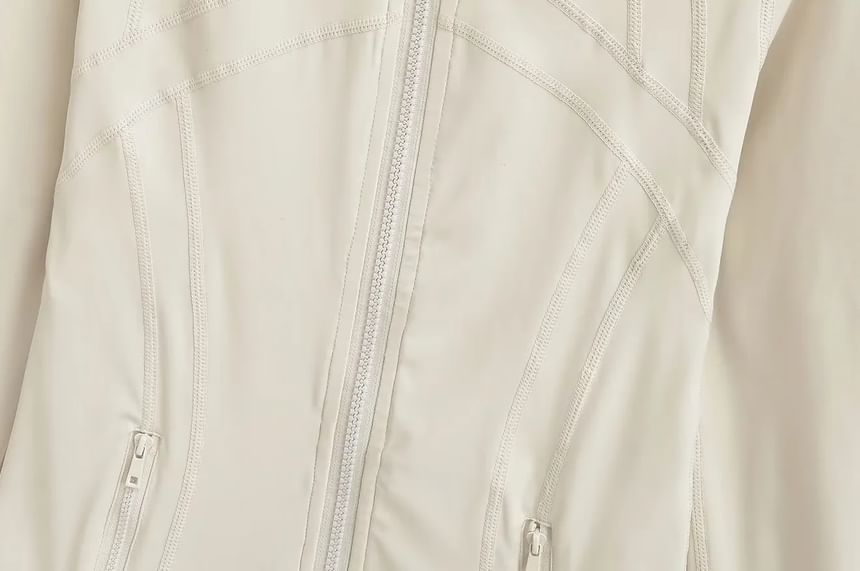 Florentine - Slim fit jas met opstaande kraag en rits