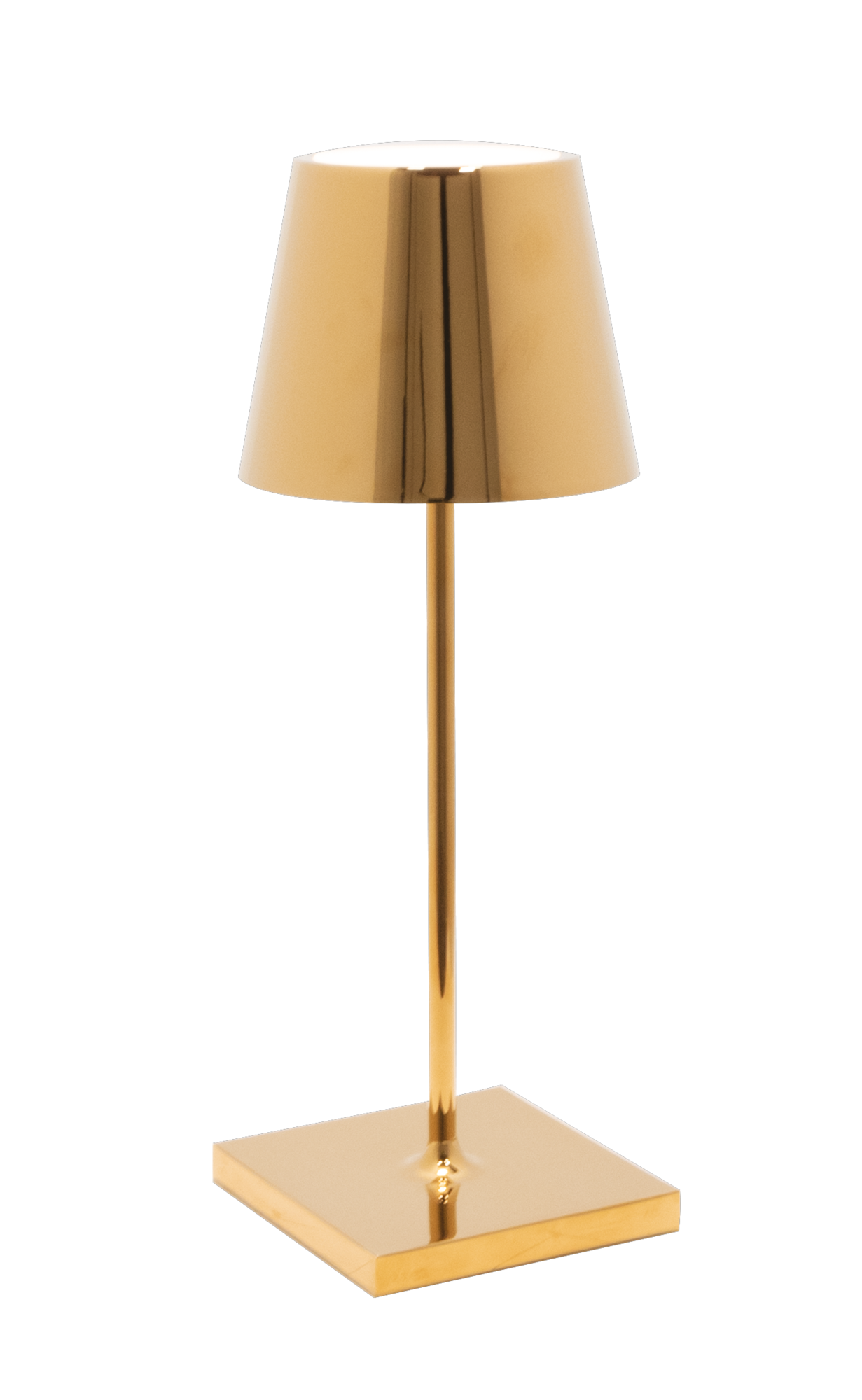 Zafferano oplaadbare tafellamp M goud