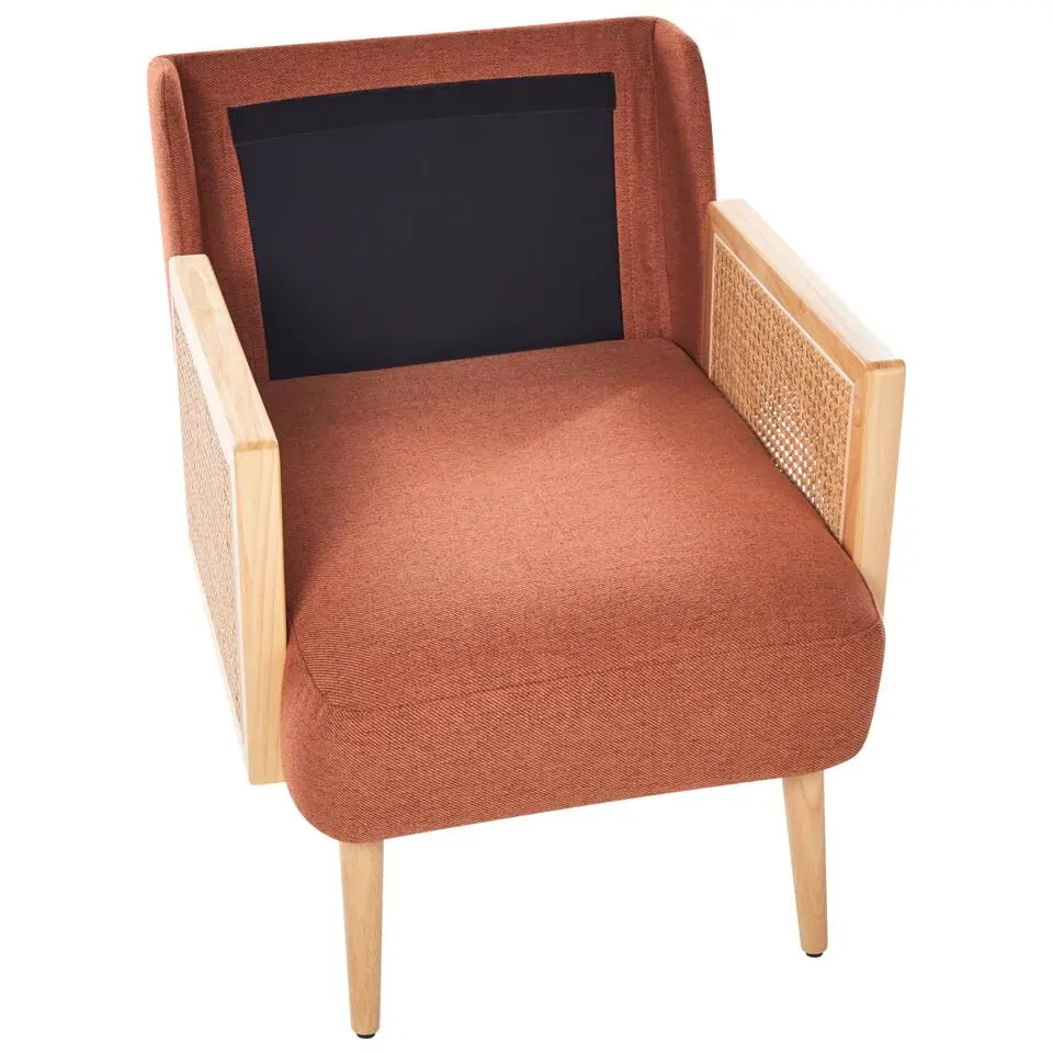 ORUM - Fauteuil - Oranje - Rotan