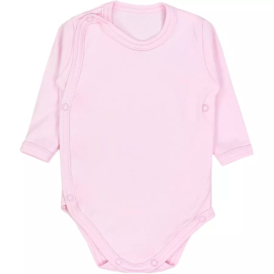 TupTam Baby Langarm Wickelbody 5er Pack rosagelb