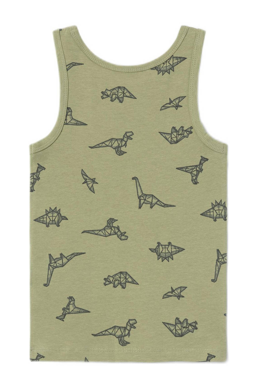 hemd NMMTANK TOP DINO - set van 2 groen