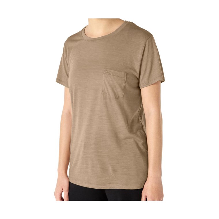 Icebreaker Nature Dye Drayden SS Pocket Crewe Top Women