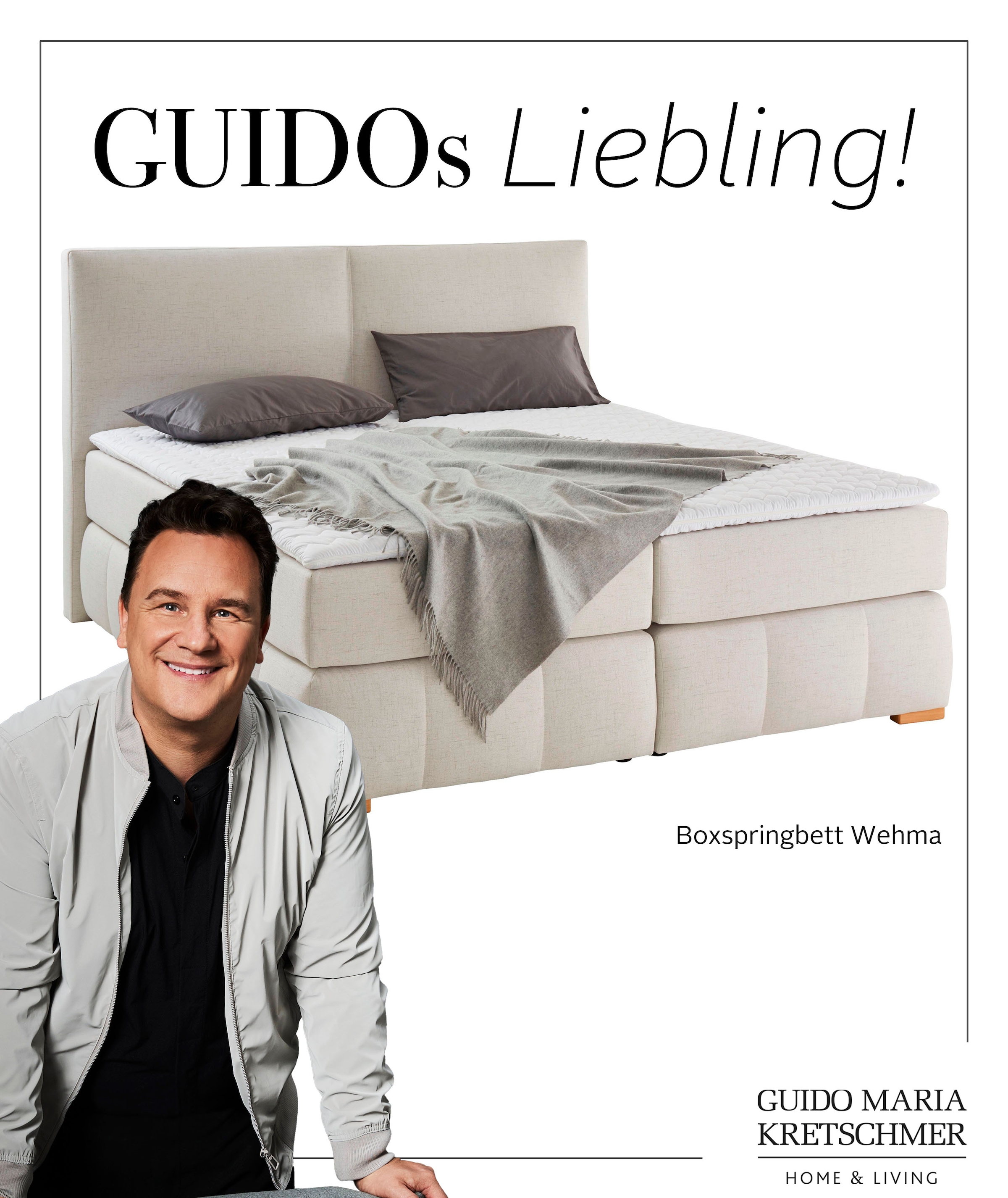 Home affaire Boxspringbett »Wehma« inkl. Topper in 3 verschiedenen Matratzen, auch in Samtstoff