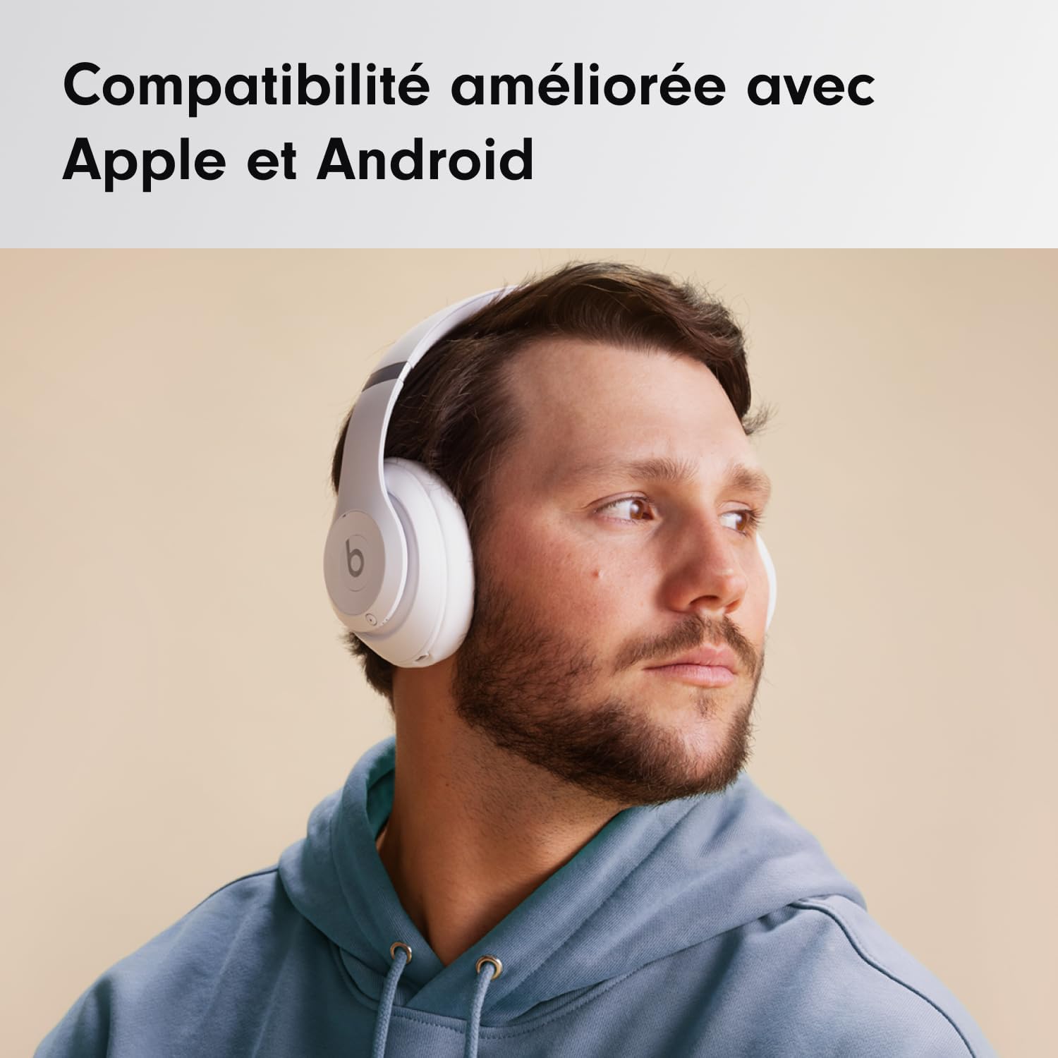Beats Studio Pro - Casque sans Fil avec Bluetooth et Réduction du Bruit - Audio Spatial personnalisé, Audio USB-C au Format Lossless, Compatibilité Apple et Android