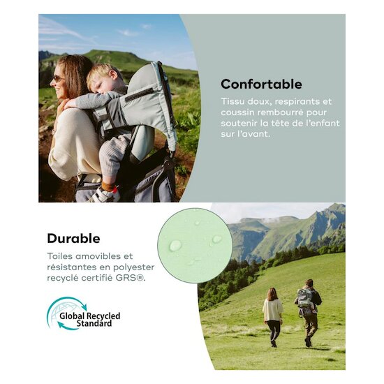 Porte-bébé de randonnée Moov & Hike   Sauge        de               Babymoov