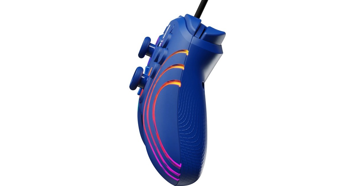 PDPWired Controller - Afterglow Wave  (Blauw, Nintendo Switch, Nintendo Switch - OLED)