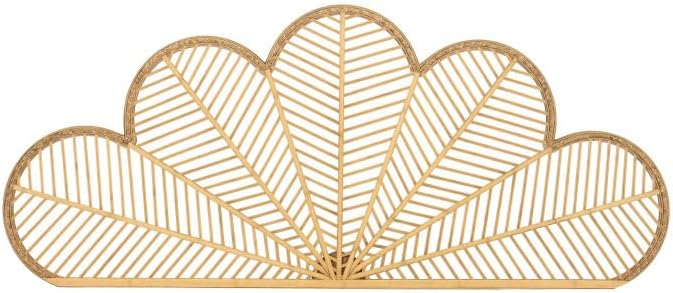 Bett-Kopfteil für 150-180 cm, natürliche Blumenform, 190 x 2,5 x 81 cm