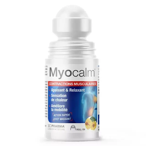 3C Pharma Myocalm Roll-On para Contrações Musculares 50ml