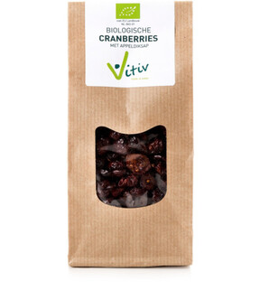 Vitiv Biologische Cranberry met Appeldiksap 250GR