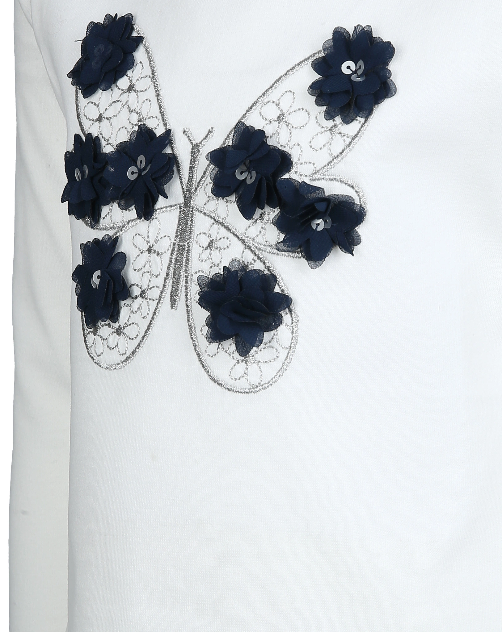Langarmshirt MARIPOSA in weiß