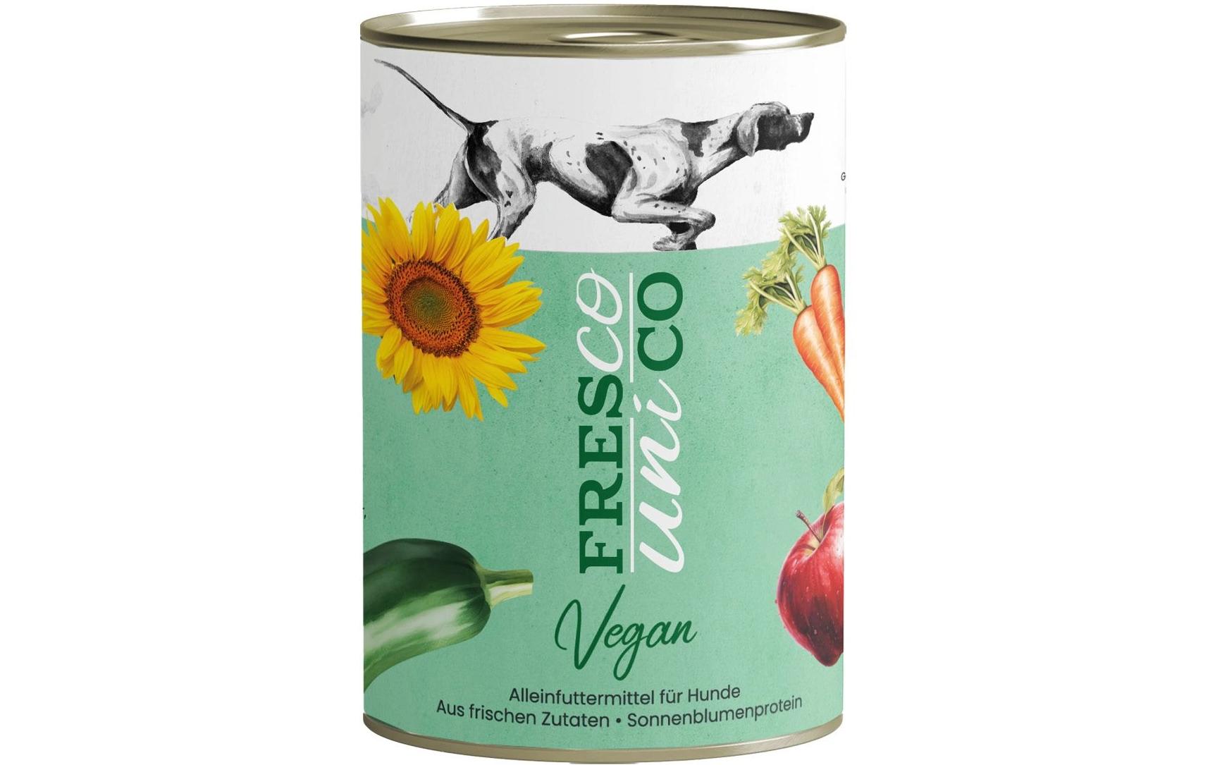 Nassfutter Unico Vegan 400 gAlleinfuttermittel für Hunde