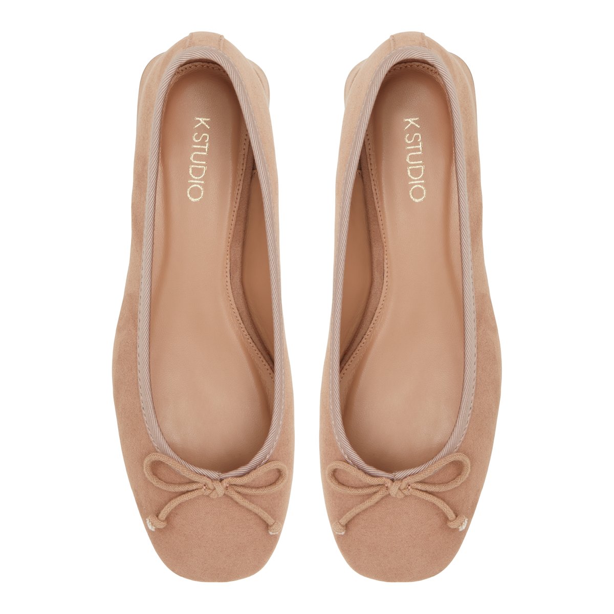 K STUDIO-Priratlan-Ballerine - Talon Bloc - Autre Beige