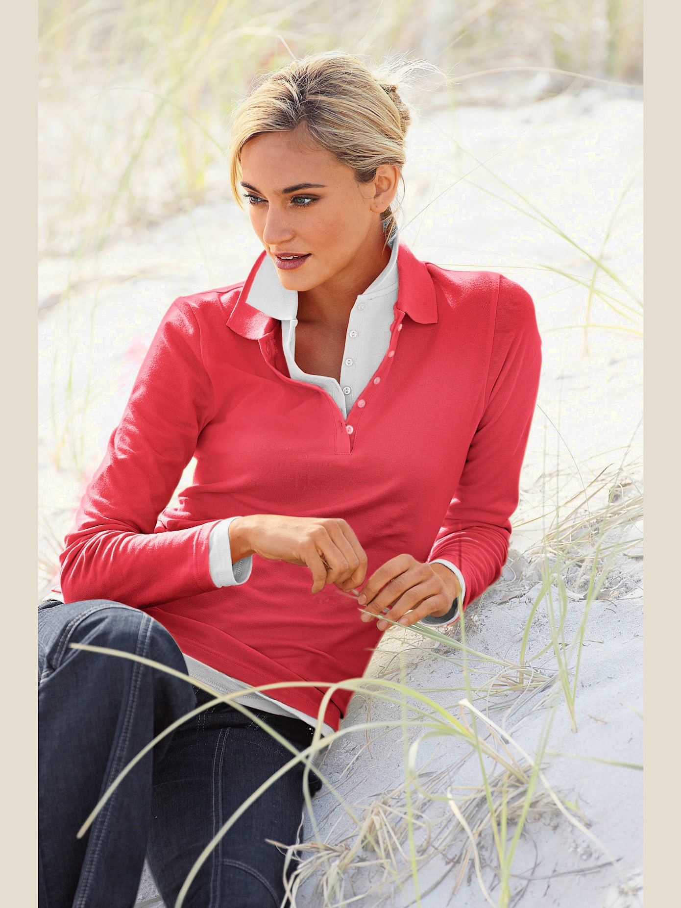 Polo manches longues