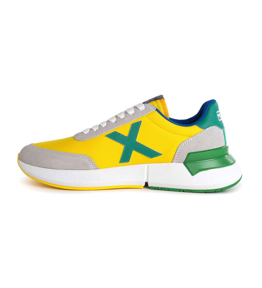 Tênis Munich Versus Brazil, tamanho 41, amarelo