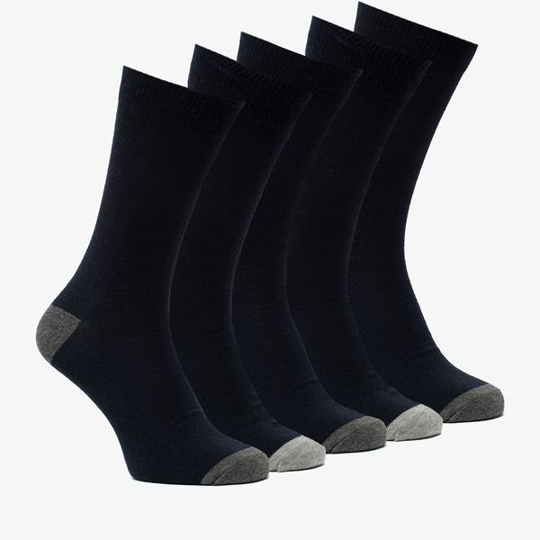 5 paar heren sokken blauw