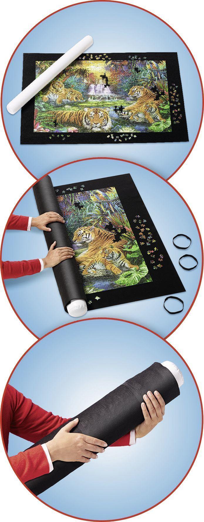 Ravensburger Roll your Puzzle XXL - Puzzlematte für Puzzles mit bis zu 3000 Teilen, Puzzleunterlage zum Rollen, Praktisches Zubehör zur Aufbewahrung von Puzzles