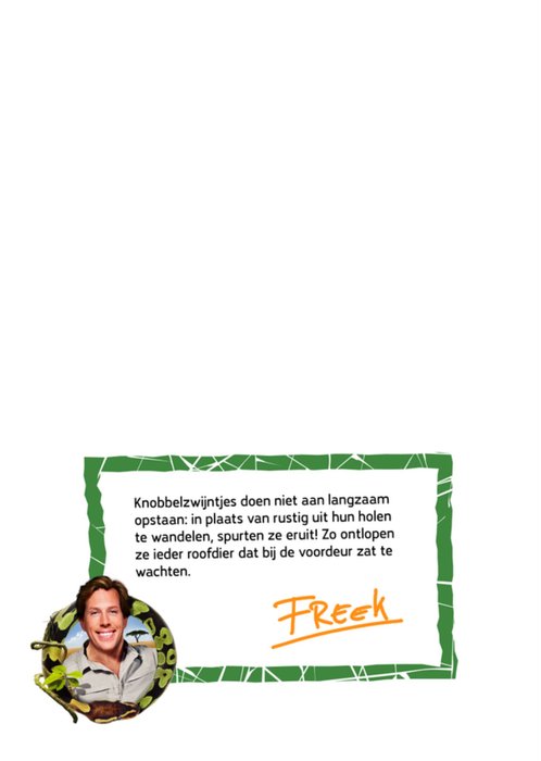 Freek Vonk | Verjaardagskaart | Feestje
