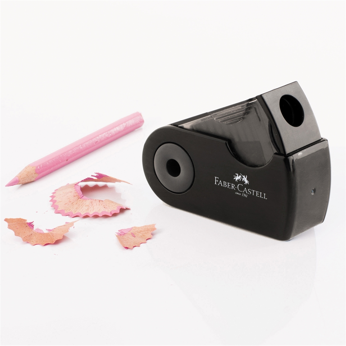 Taille crayon avec étui protection noir