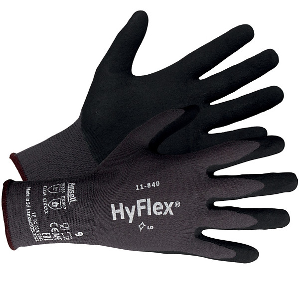 Gants de manutention Ansell Hyflex 11-840 taille 9, lot de 12 paires
