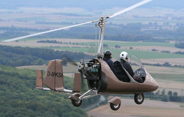 Tragschrauber-Rundflug ab Hildesheim als Geschenk