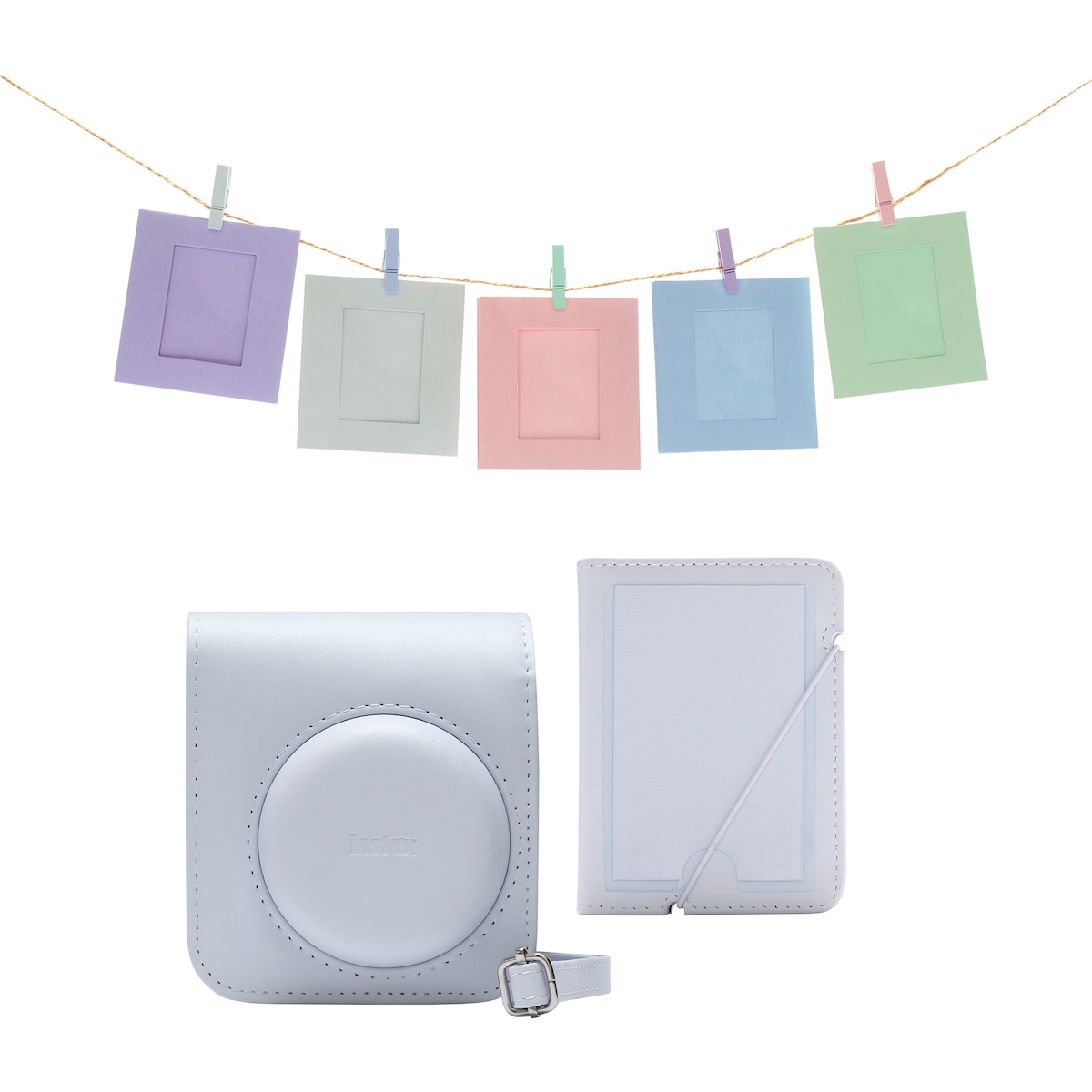 Fujifilm Instax Mini 12 tilbehørssett (hvit)
