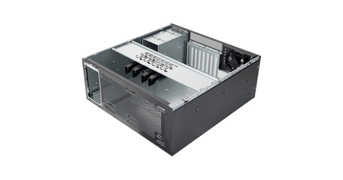 SilverStoneRM46-502-I rack behuizing  (Zwart)