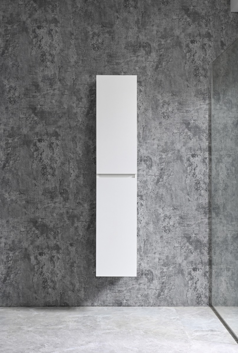 SCHADEMODEL: Badstuber Corbo kolomkast 150cm wit