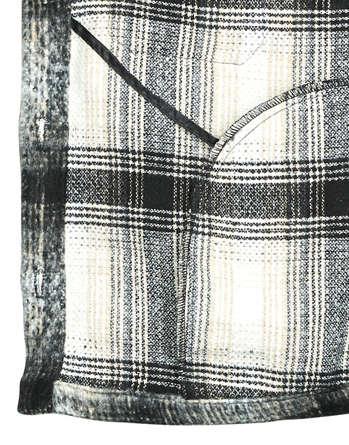 Only - ONLLOU SWEAT MIX JACKET CC OTW - Noir / Blanc