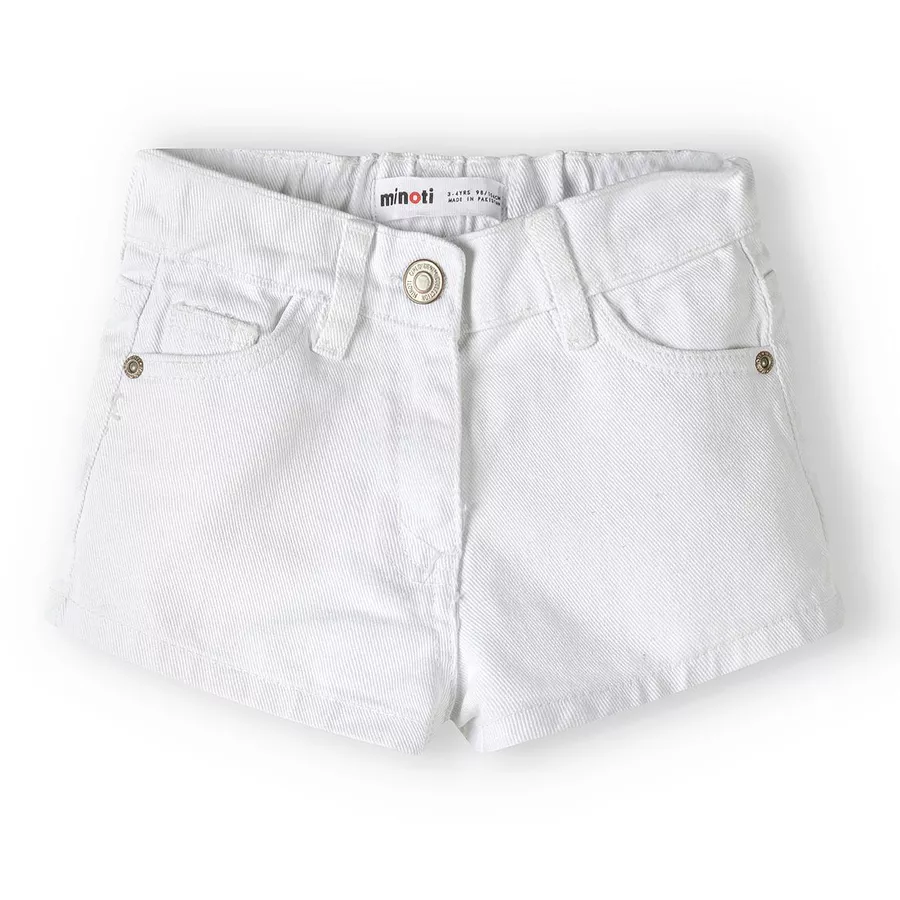 MINOTI Jeansshorts Denim-Weiß