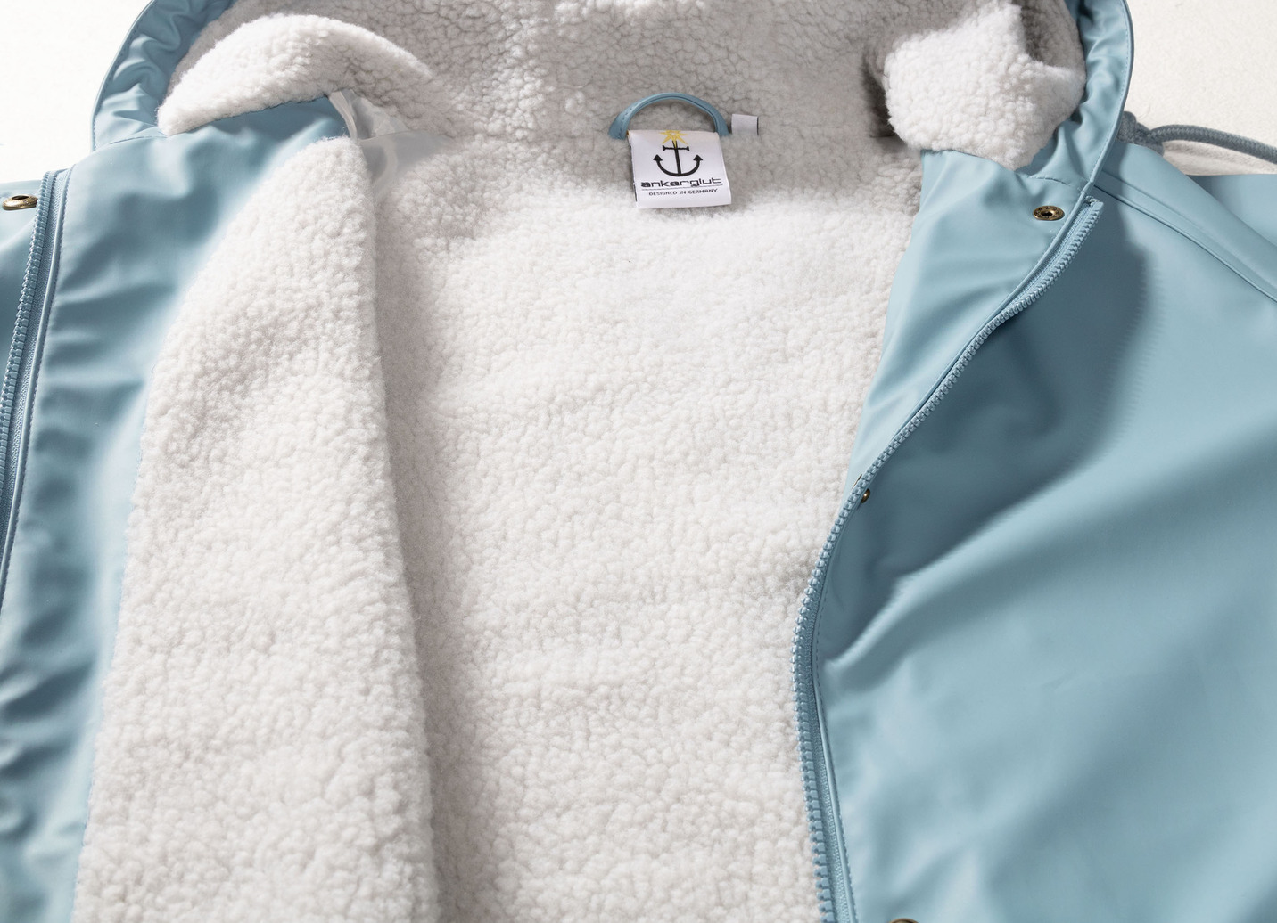 Funktionsjacke mit Teddyfutter