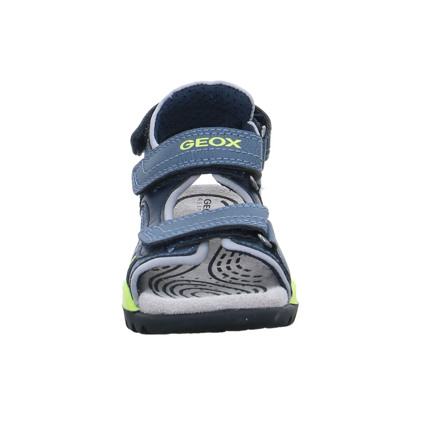GEOX Kleinkinder-Sandale Jeansblau Lederimitat  Sommerschuh