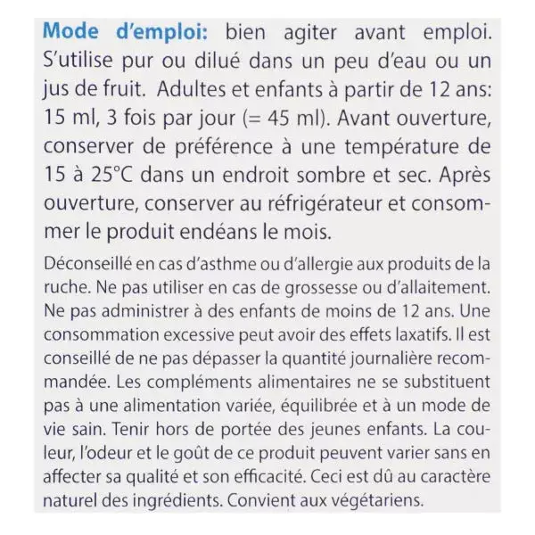 Xarope calmante Ortis Propex para aliviar as vias respiratórias e fortalecer as defesas naturais 150ml