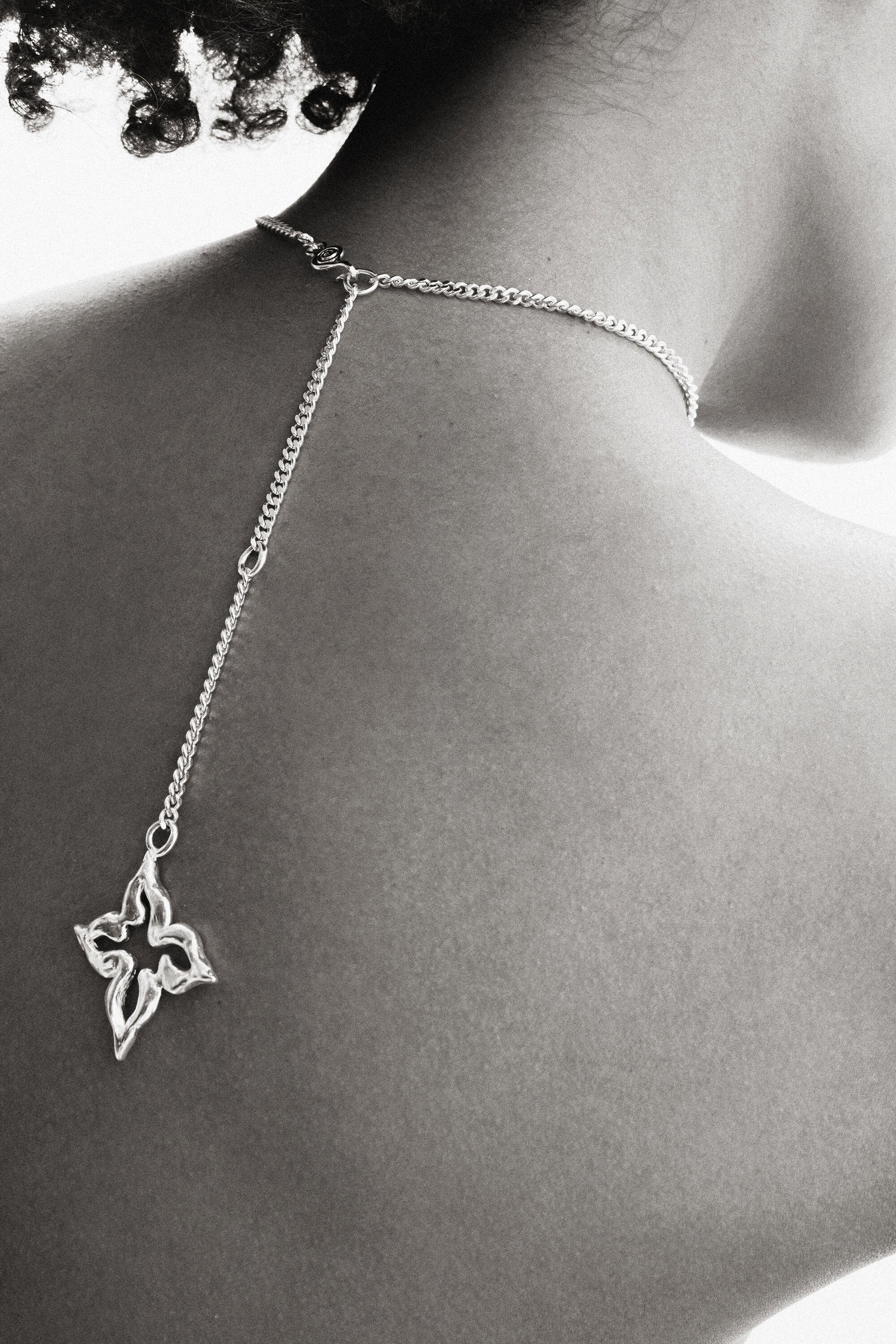 Collier papillon plaqué or Zalio