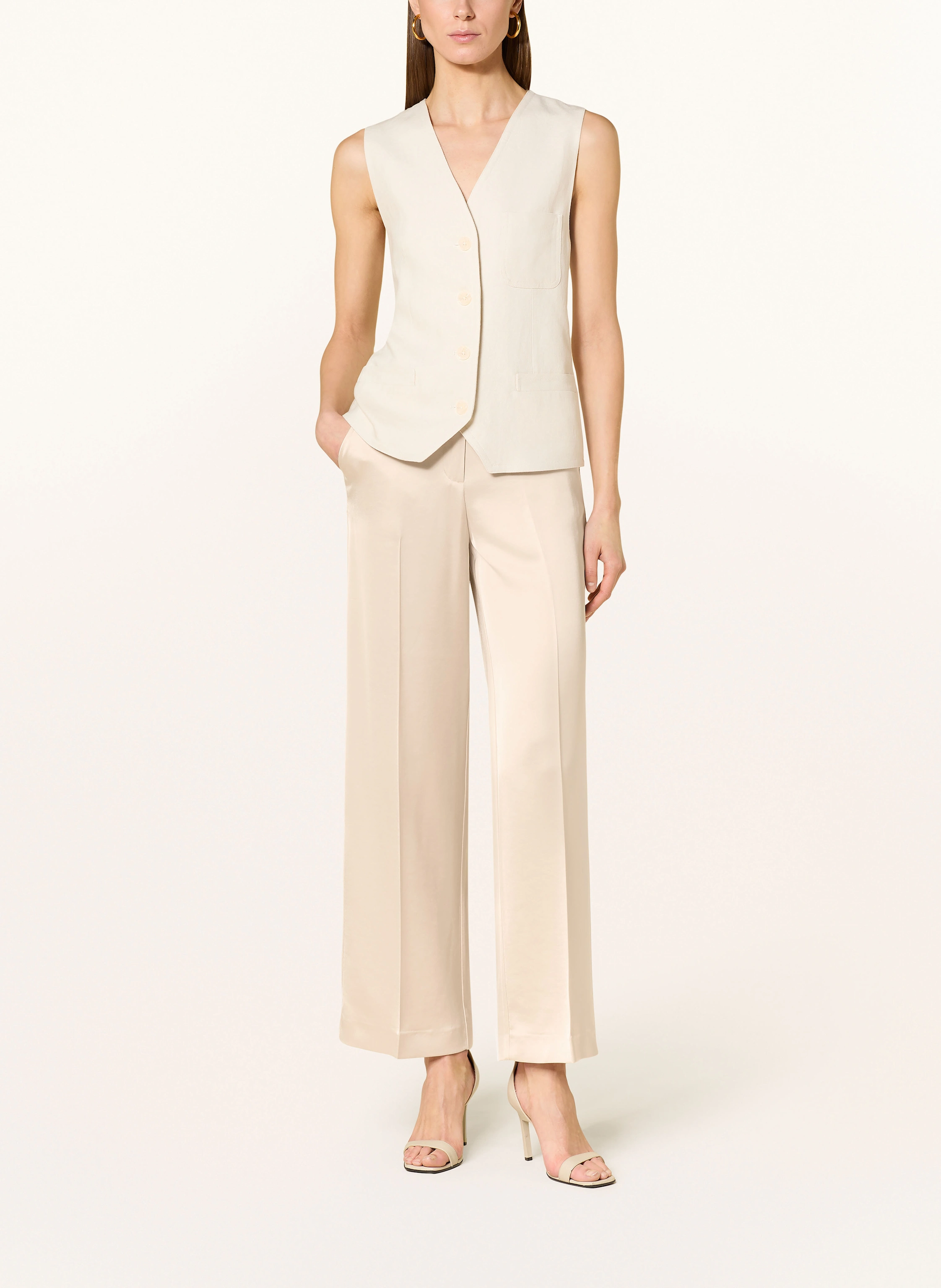 comma Marlenehose aus Satin