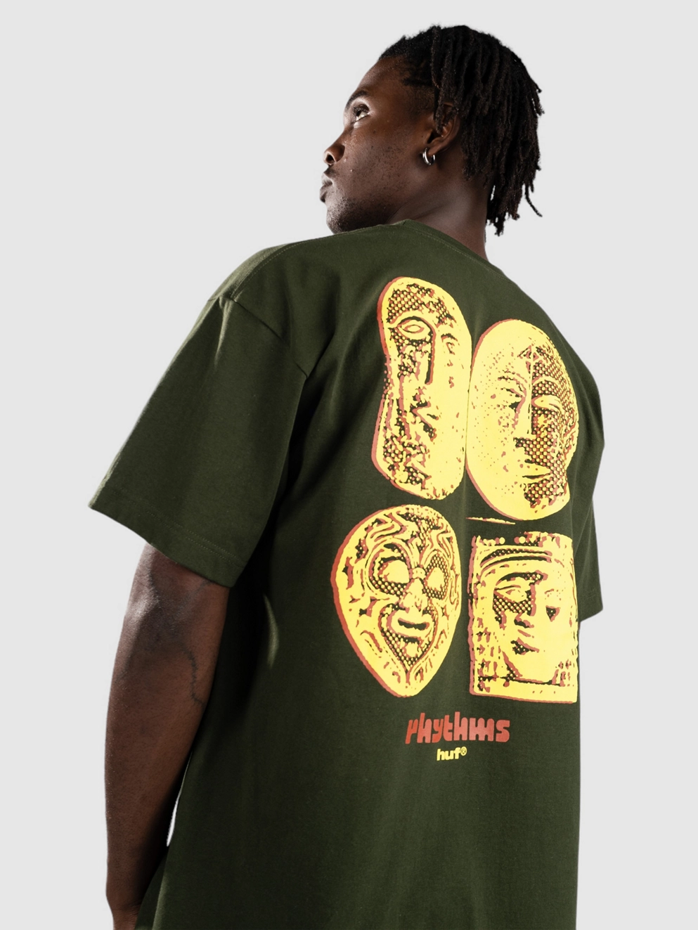 HUF Rhythms T-Shirt hunter green
