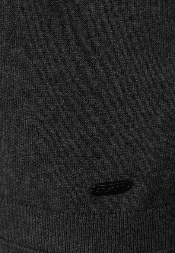 Pullover mit Rollkragen - anthra grey melange