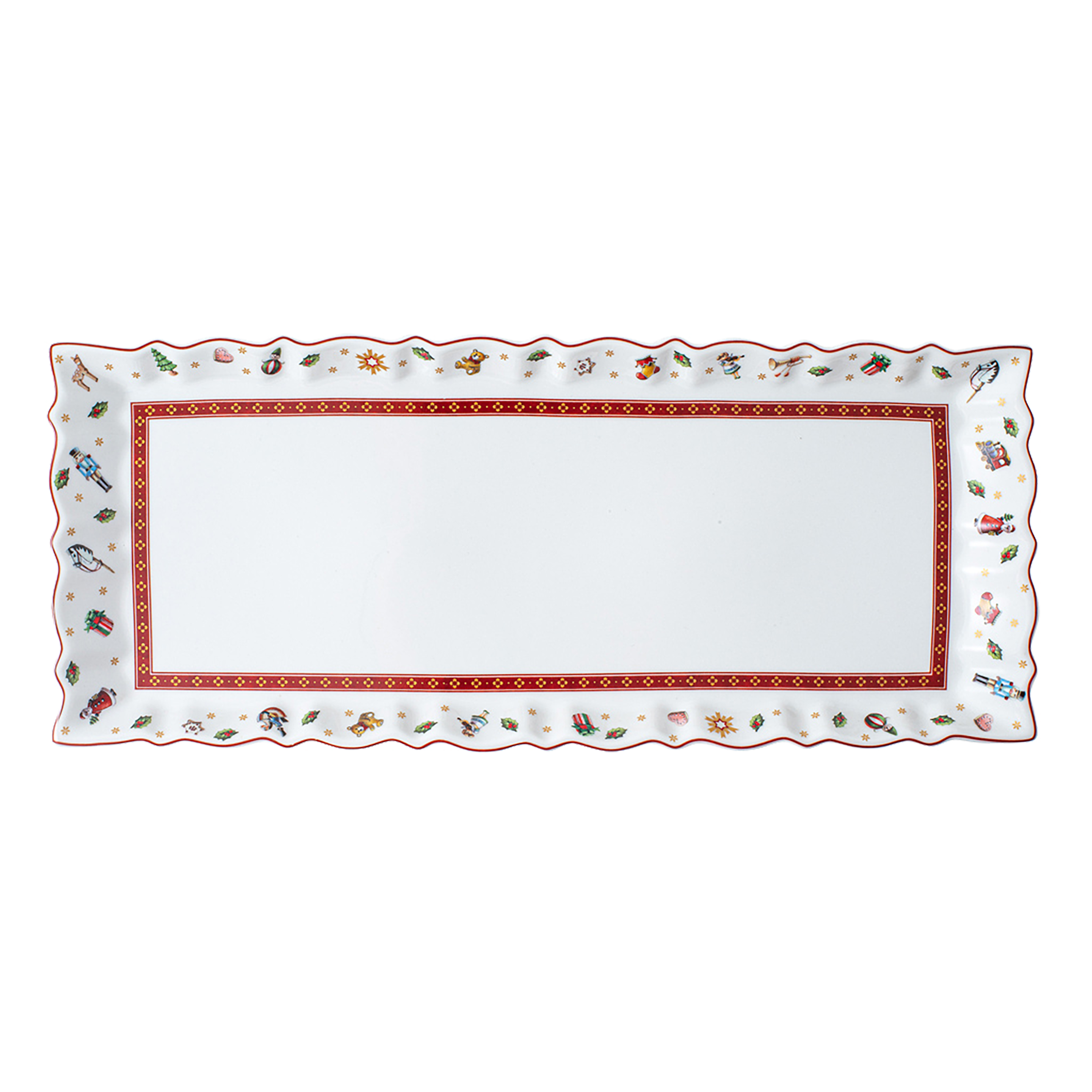 Toy's Delight Cake plate Red, Premium Porcelain
