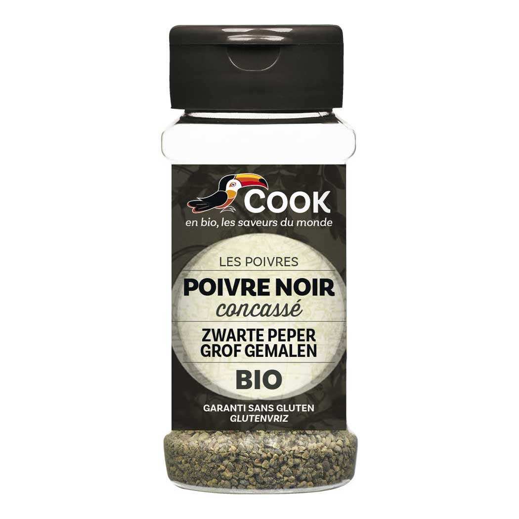 Poivre noir concassé bio