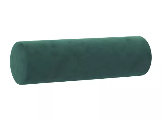 Ensemble de canapés 2 pcs avec coussins vert foncé velours
