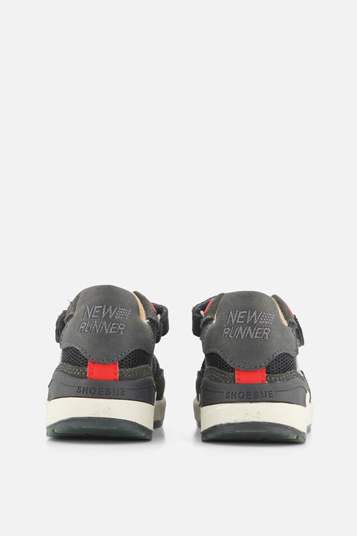 Shoesme Trainer Sneakers grijs Leer