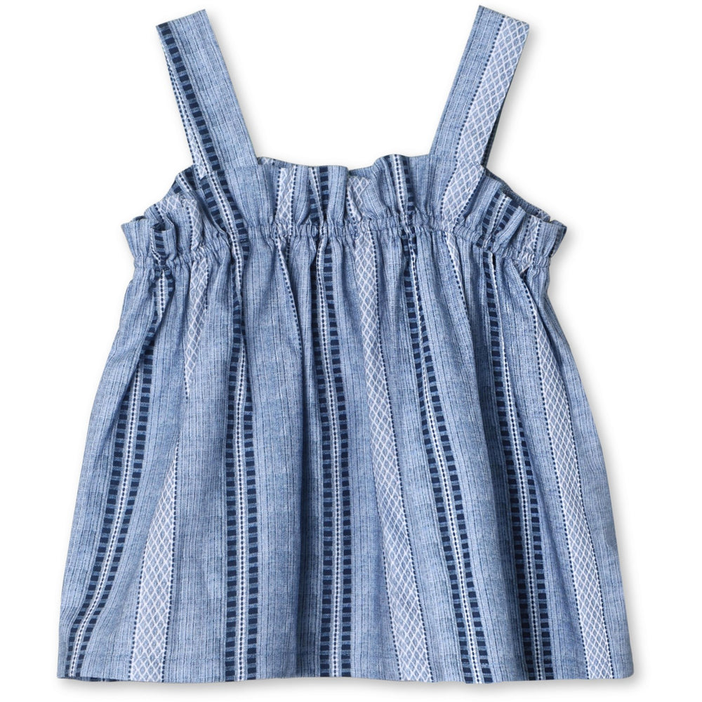 Køb Fliink Navy Amie Ruffle Top