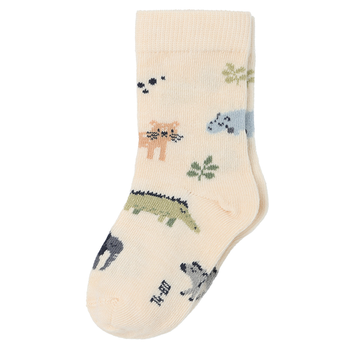 Topomini Pure Collection 3 Paar Baby Socken in verschiedenen Dessins creme / dunkelblau / hellbeige
