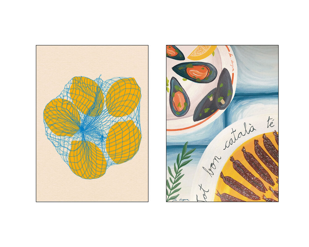 Poster & Frame  Quite Nice artwall plakater m.  ramme, 2 stk. - 30x40 cm.