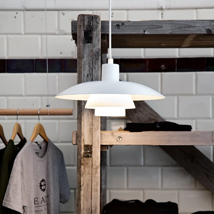 Louis Poulsen - PH 4/3 Pendelleuchte, weiss