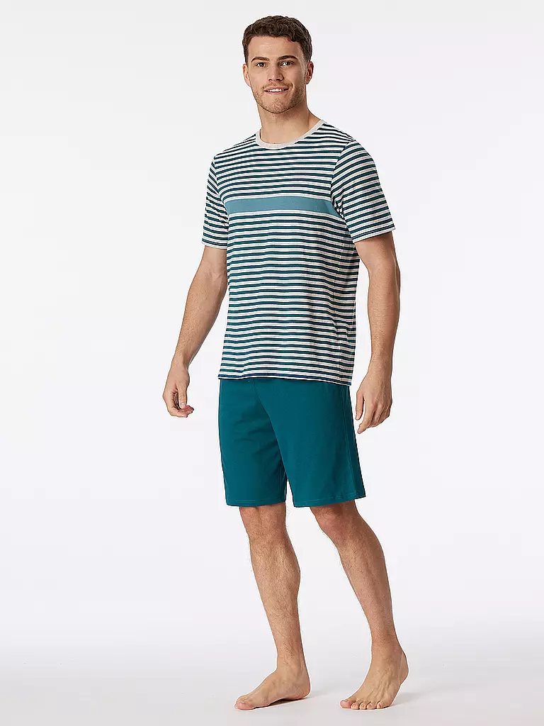SCHIESSER Pyjama petrol