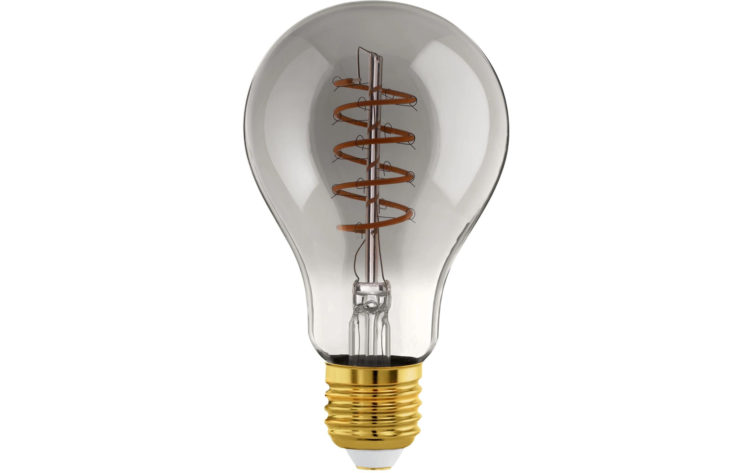Lampe 4 W E27 WarmweissSmart-Home Connect.z LED Leuchtmittel aus schwarz bedampftem Glas