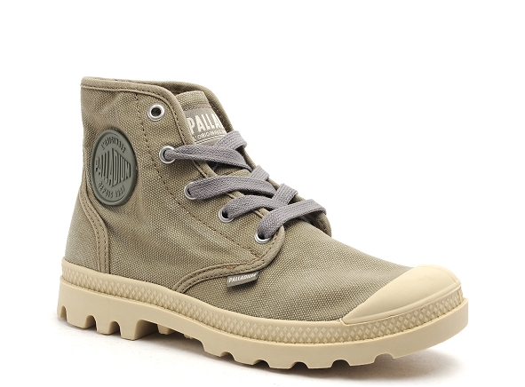 Palladium boots bottine plates femme womens pampa hi kaki